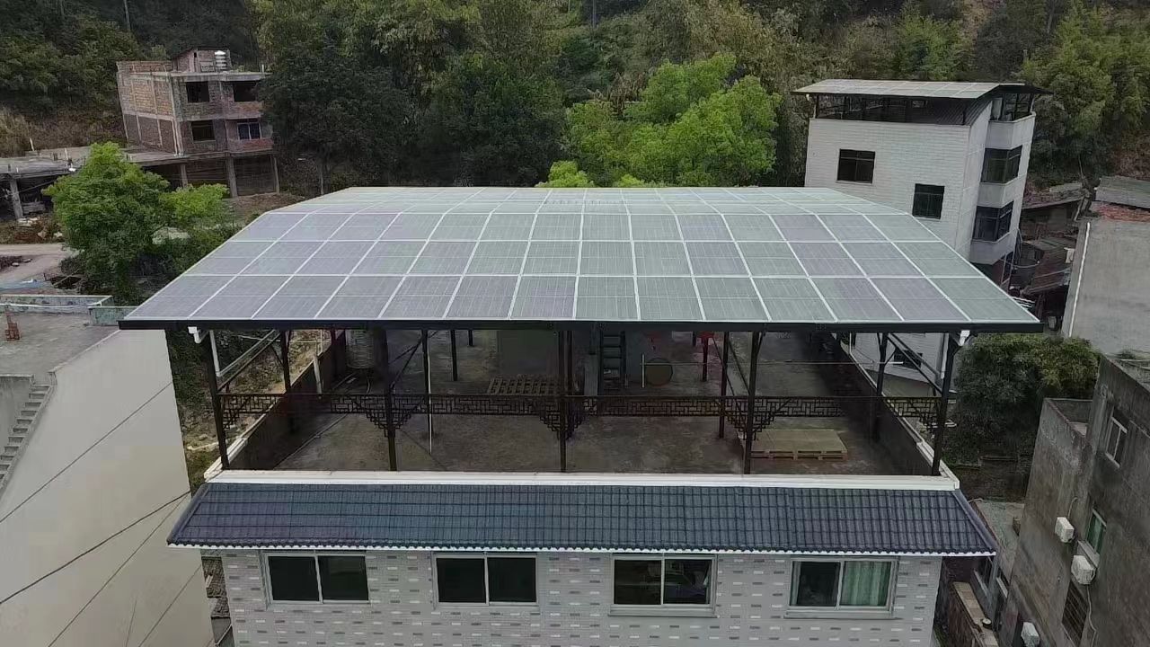 邯郸15kw+10kwh自建别墅家庭光伏储能系统